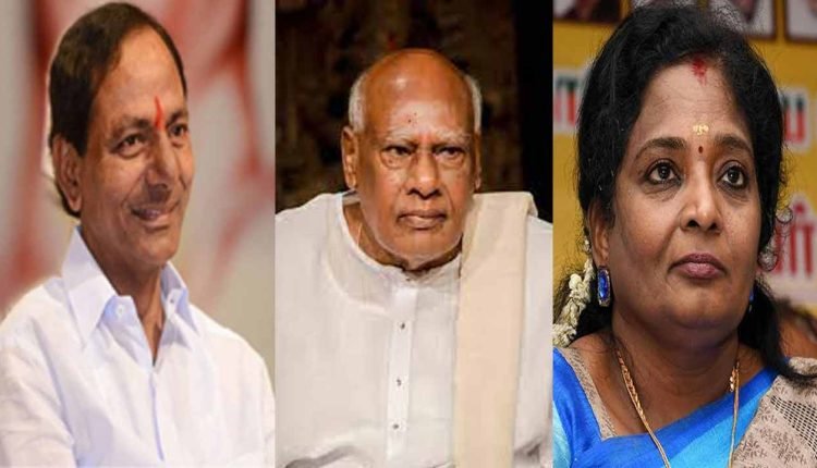 Governor Tamilisai, CM KCR Condoles Former CM Roshaiah's Death