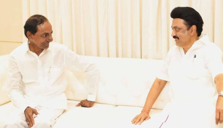 CM KCR Meets Tamil Nadu CM Stalin