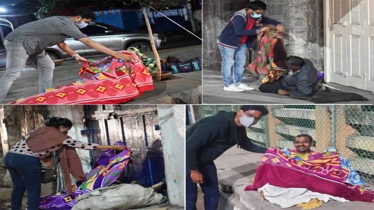 Sankalp Provided 2000 Blankets To Homeless, Street Dwellers