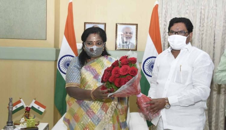 BJP MP Calls On Governor And Urges To Protect Fifth Schedule