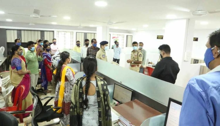 CP C.V. Anand Inspects His Office