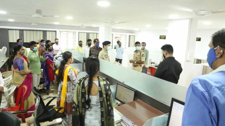 CP C.V. Anand Inspects His Office