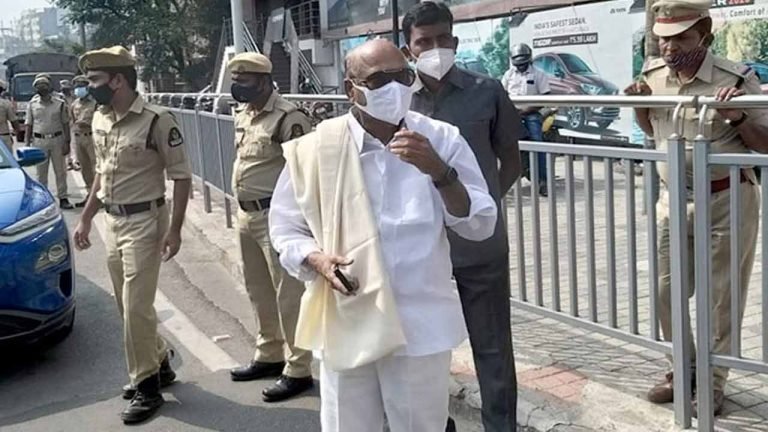 JC Diwakar Reddy Denied Entry Into Pragathi Bhavan