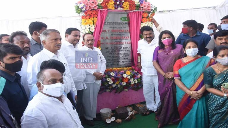 Mahamood Ali And Talasani Srinivas Launch Flyover At Panjagutta To KBR Park