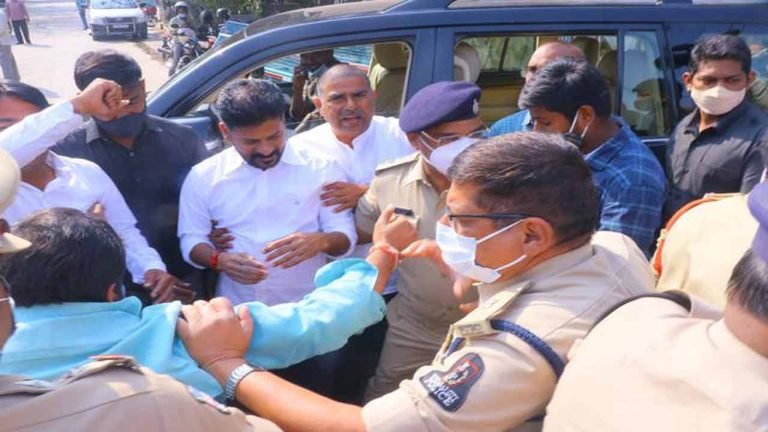 TPCC chief Revanth Reddy arrested