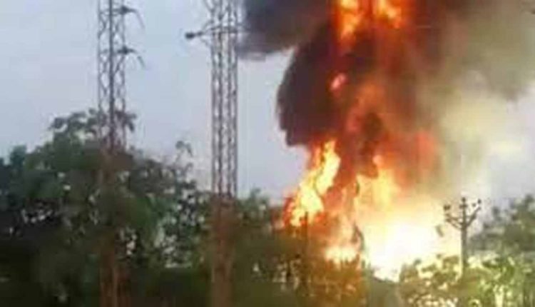 Massive Fire As Transformer Explodes At Nampally