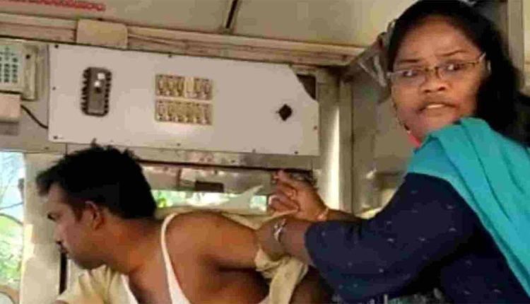 RTC Driver Attacked By Woman in Vijayawada