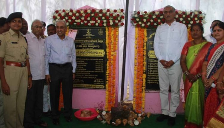 FM Harish Rao lays foundation for Bharosa Centre