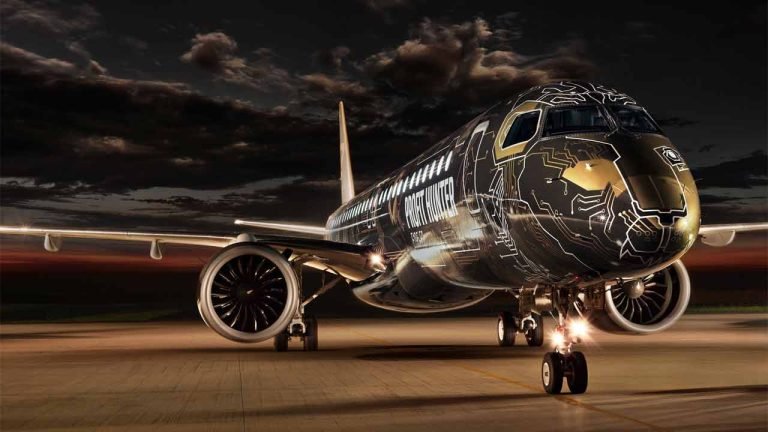 Embraer displays cutting-edge E195-E2 at Wings India 2022