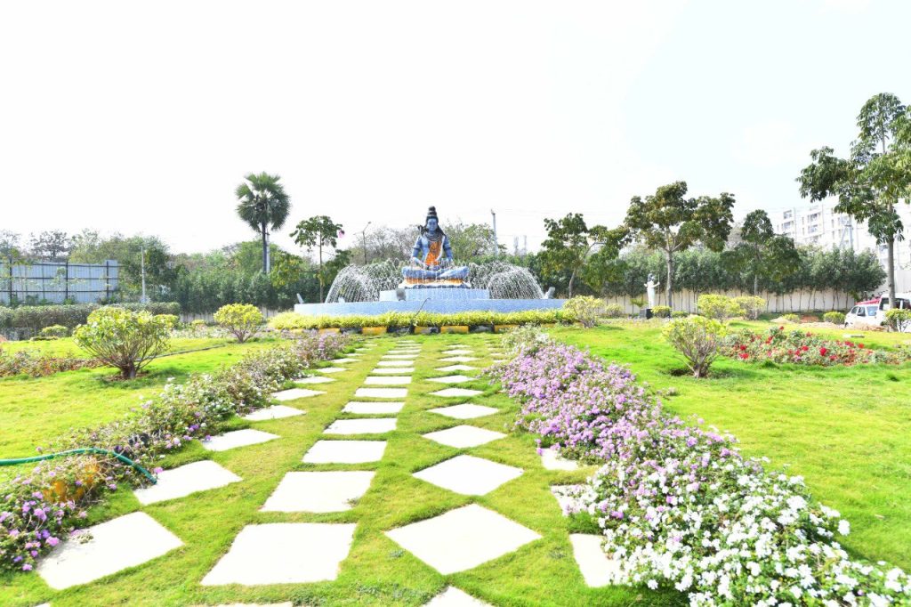KT Rama Rao inaugurates Uppal Theme Park and Vaikunta Dhamam
