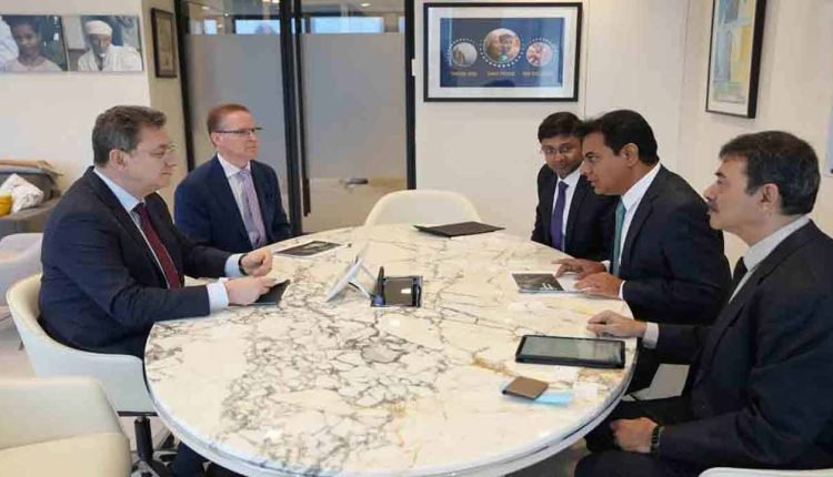 KTR meets top officials of world’s largest pharma companies