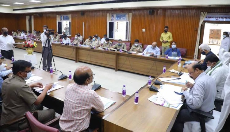 Pocharam Holds Review Meeting Ahead of Budget Session
