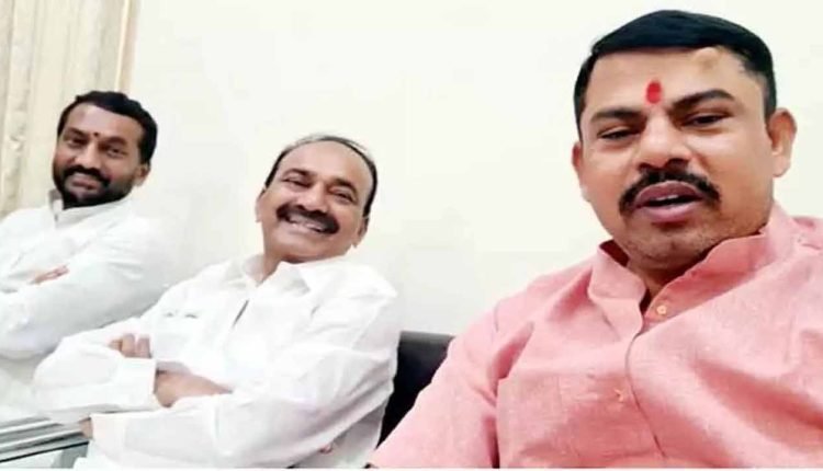 Suspended BJP MLAs meet assembly speaker Pocharam