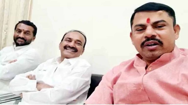 Suspended BJP MLAs meet assembly speaker Pocharam