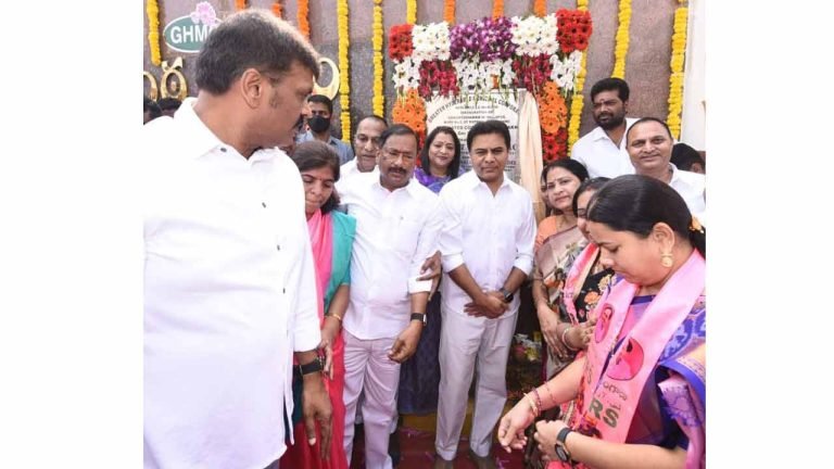 KT Rama Rao inaugurates Uppal Theme Park and Vaikunta Dhamam