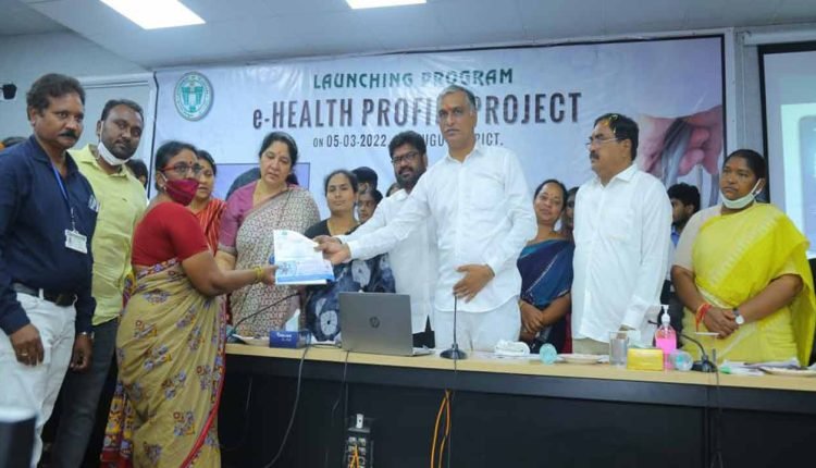 Telangana launches prestigious health care profile initiative