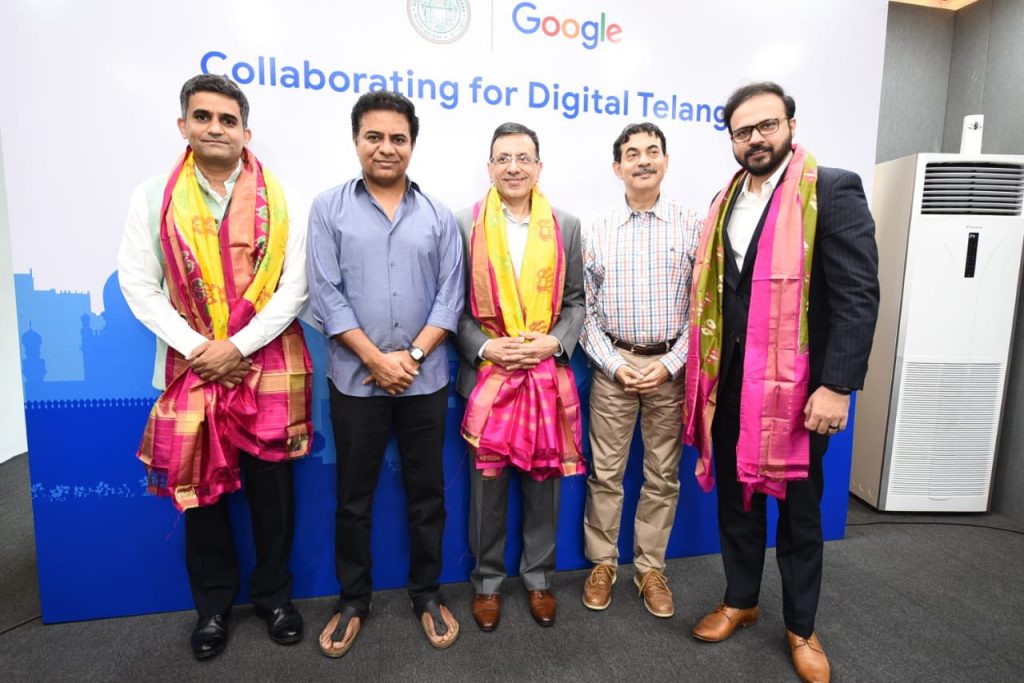 Telangana Government signs MoU with Google