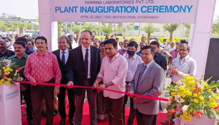 KTR inaugurates Ferring Laboratories’ plant at Genome Valley