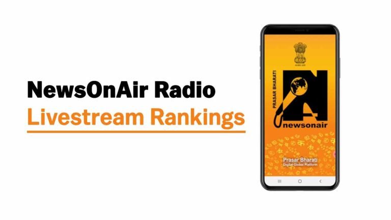 NewsOnAir Radio Live-stream India Rankings