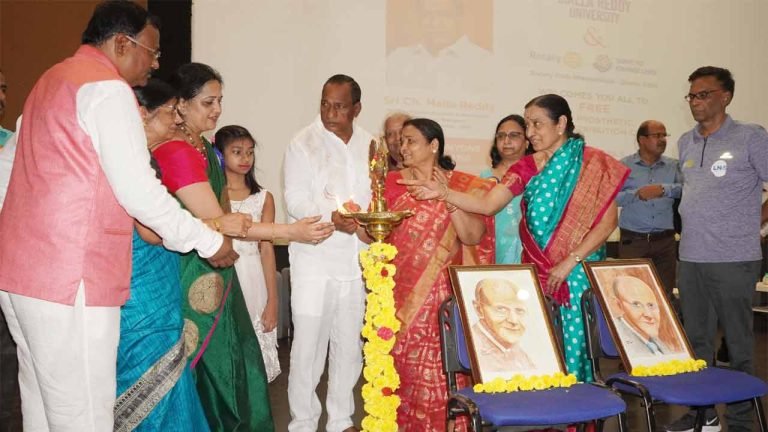 Prosthetic Hands Free Distribution Function organized at Malla Reddy University