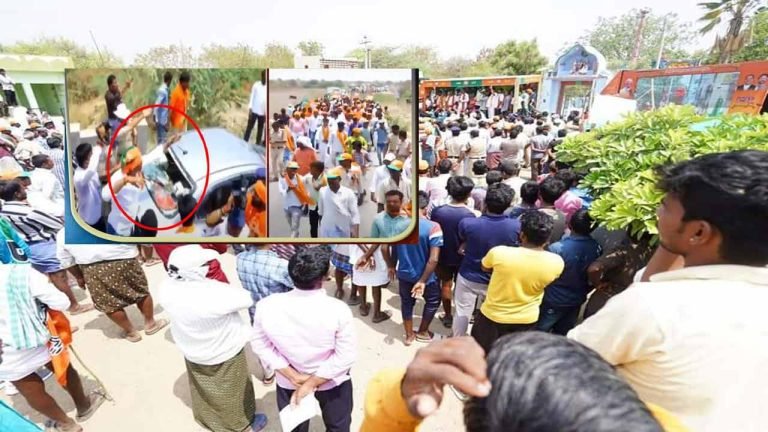 TRS activists try to foil Bandi Sanjay's Padayatra