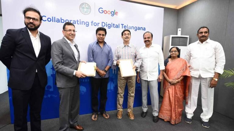 Telangana Government signs MoU with Google
