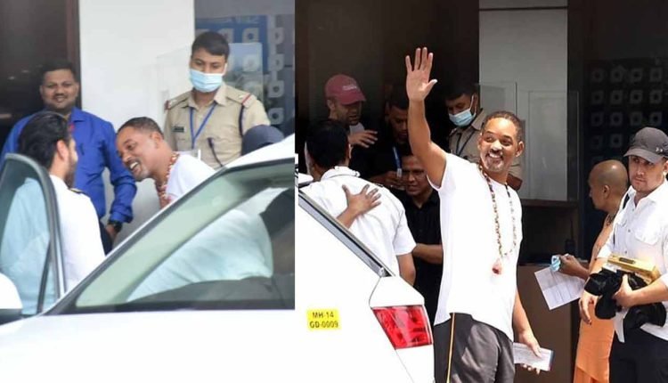 Will Smith spotted at a private airport in Mumbai
