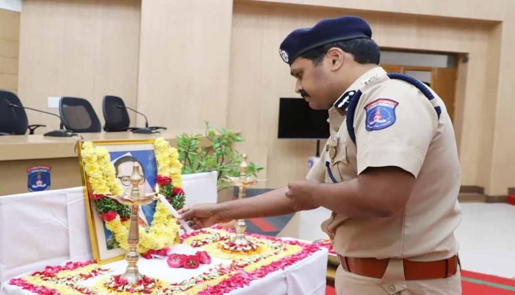 Dr. B.R. Ambedkar 131st Birth anniversary celebrations at Cyberabad CP Office