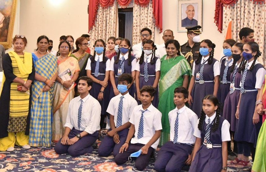 Governor launches Raj Bhavan School Magazine