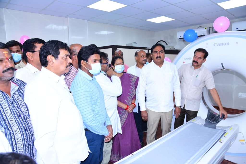 Warangal: Dayakar Rao Inaugurates CT scan in MGM Hospital