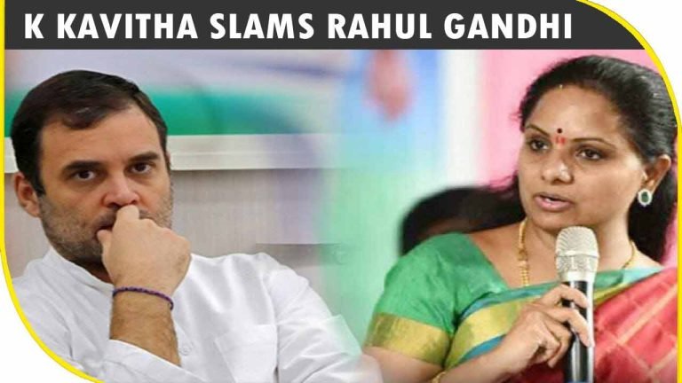 Kavitha questions Rahul's silence on Telangana issues