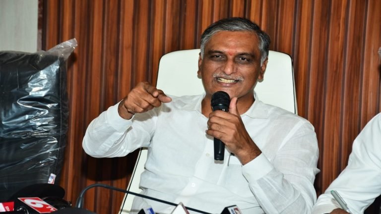 Harish Rao Hails Services of Hare Krishna Foundation