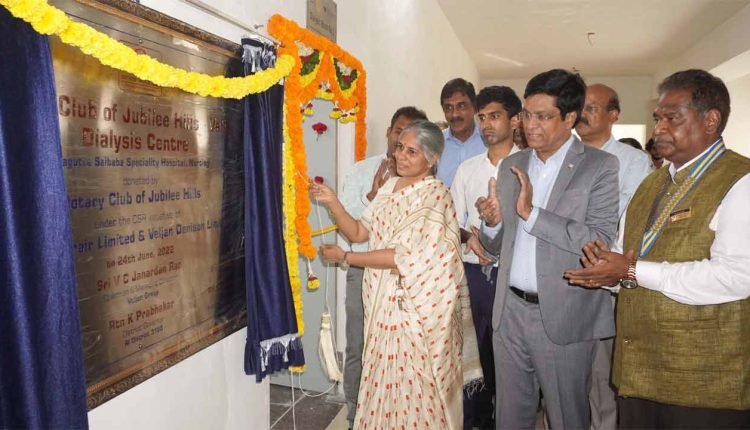 14 bedded Dialysis Centre offering services at subsidised dialyses services inaugurated