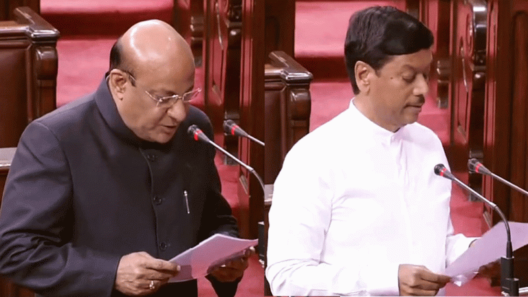 Damodar Rao, Parthasaradhi Reddy take oath as RS Members