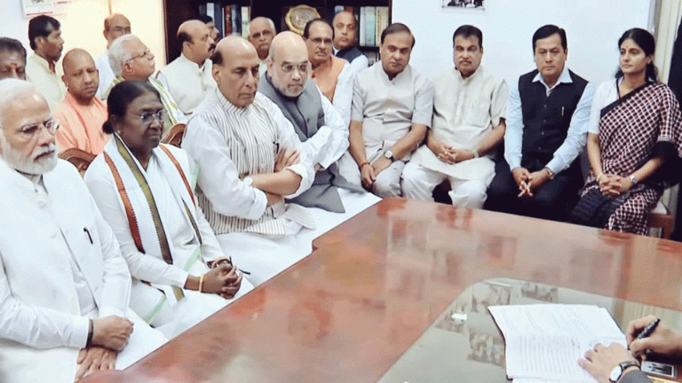 Draupadi Murmu files nomination papers for Presidential election
