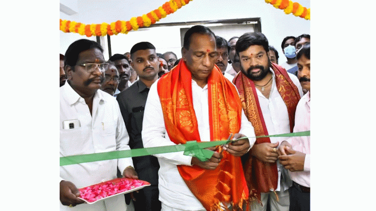 Malla Reddy inaugurates new facility at ESI Nacharam