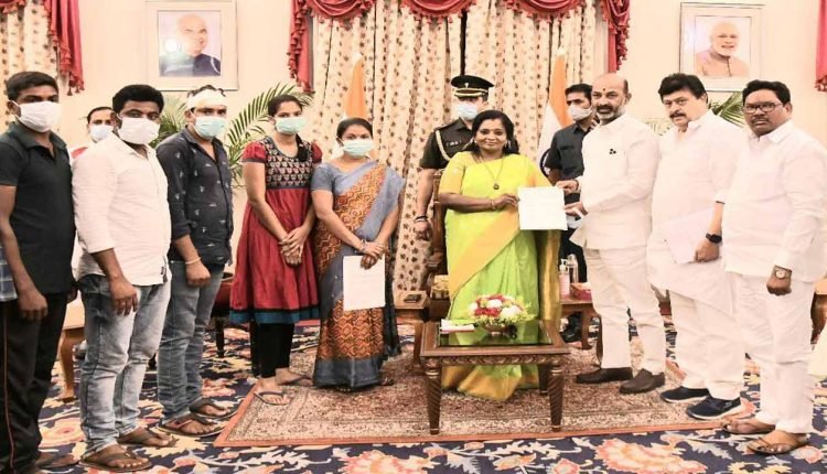 State BJP Leaders urge Guv to Intervene & End Plight of Sarpanches, MPTCs, ZPTCs