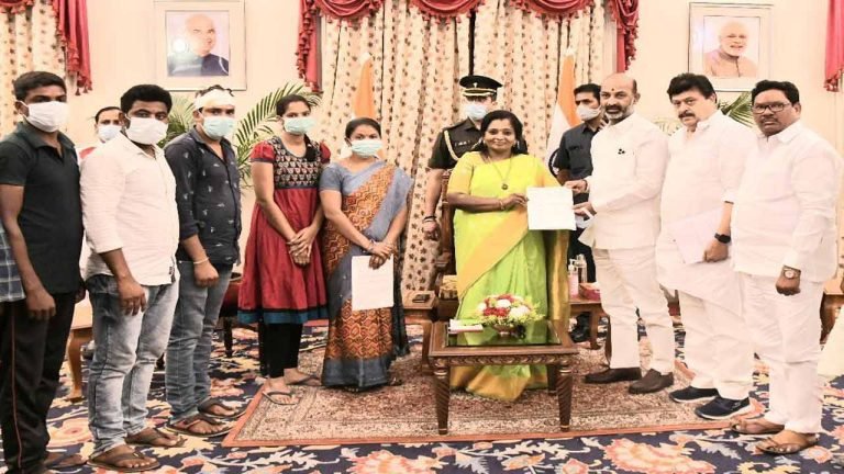 State BJP Leaders urge Guv to Intervene & End Plight of Sarpanches, MPTCs, ZPTCs