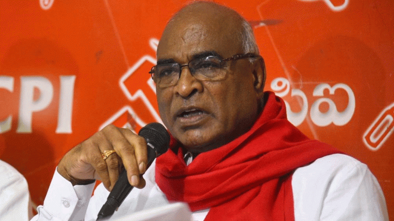 CPI To Contest Wherever The Party Is Strong In The Coming Polls: Chada Venkat Reddy