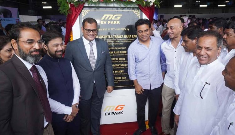 KTR launches Telangana’s first plug-and-play EV Park and Two and Three Wheeler Electric Vehicles