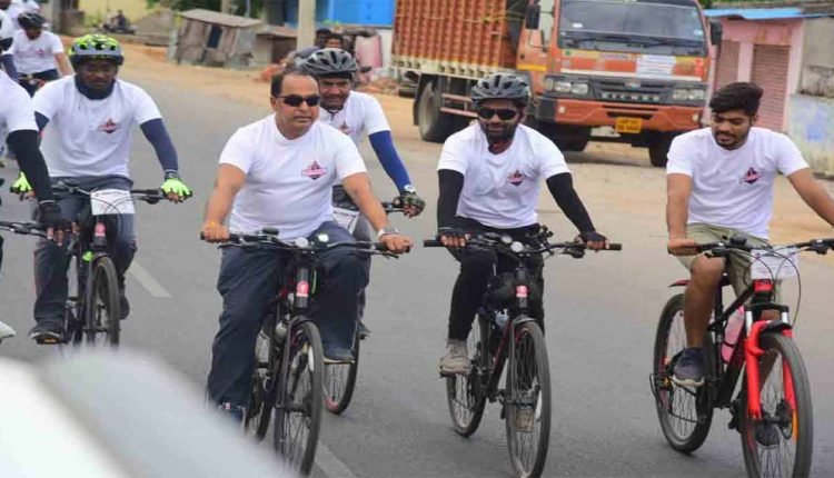Nirmal: Indrakaran Reddy Flags Off to Cycle Rally