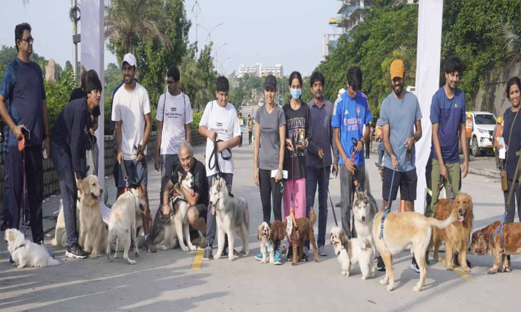 Dogathon Hyderabad: 400+ runners and 27 Dogs and their owners participated