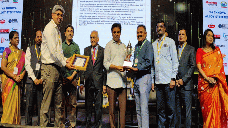 KTR presented FTCCI Excellence Awards 2021
