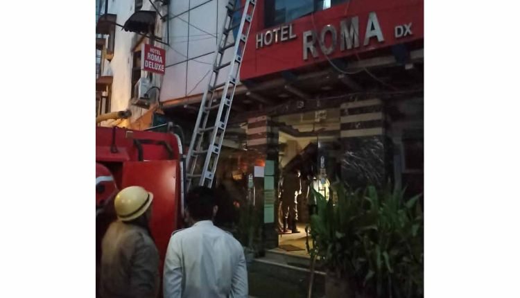Fire breaks out in Delhi's Paharganj hotel, 10 rescued, no injuries reported