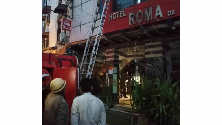 Fire breaks out in Delhi's Paharganj hotel, 10 rescued, no injuries reported