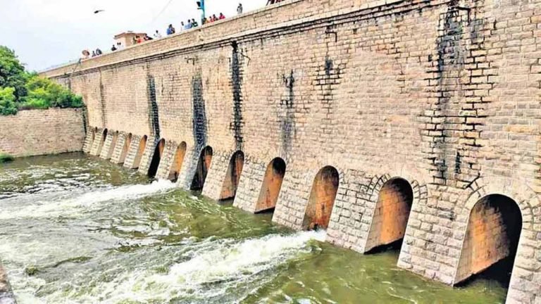Flood Warning Continues At Osman Sagar As Heavy Rains Raise Water Levels In Twin Reservoirs