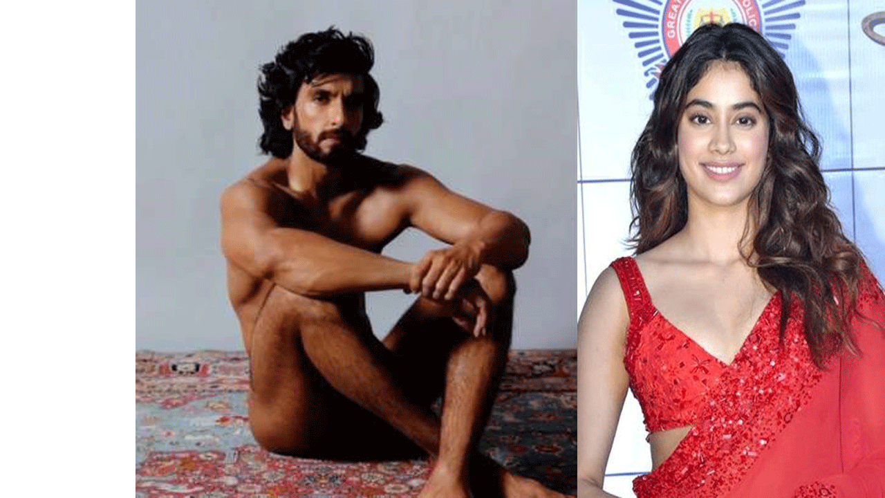 Naked Mimi Chakraborty - Ranveer Singh's nude photoshoot: Janhvi Kapoor supports actor | INDToday