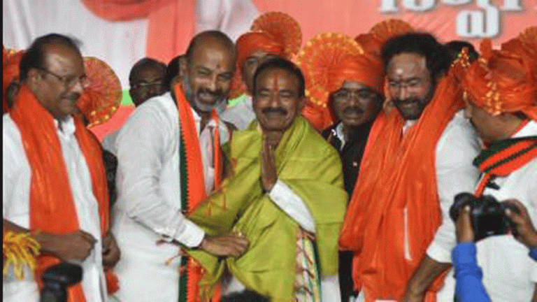 Etela Welcomes Leaders into Party at Mahabubnagar