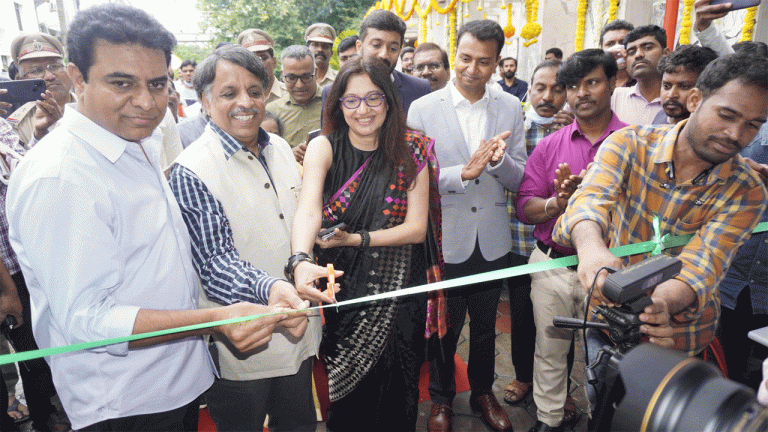 KTR launches Three Projects at IIIT-Hyderabad