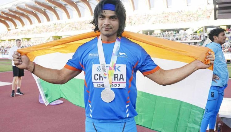Neeraj Chopra wins a silver medal in the world athletics championships